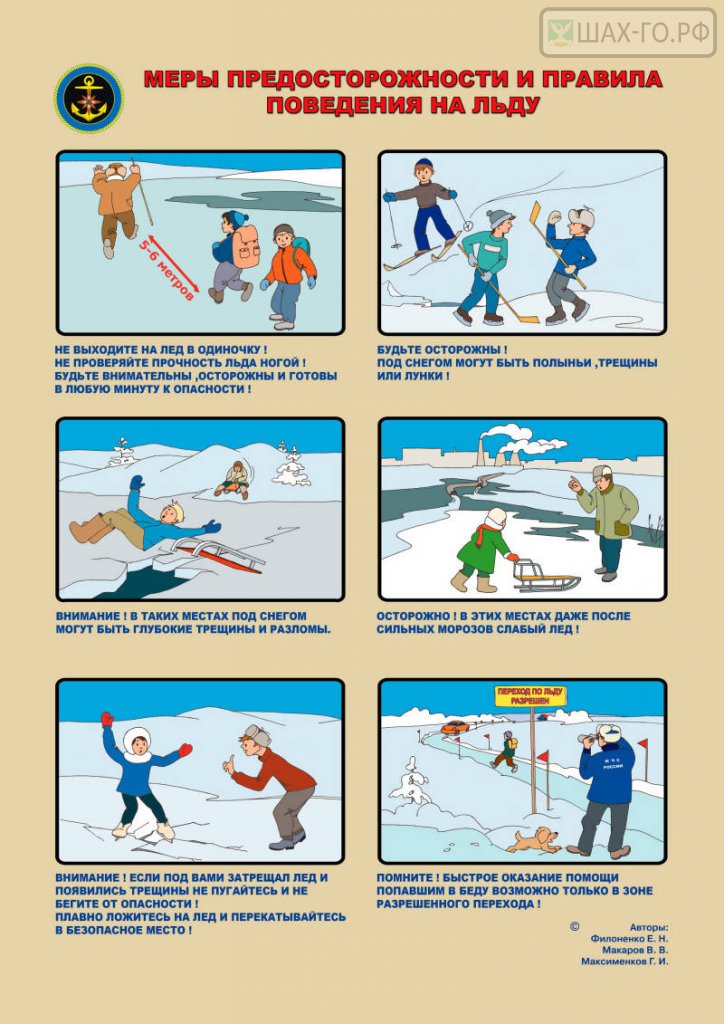 Реферат: Правила поведения на водоемах и меры безопасности в зимний период